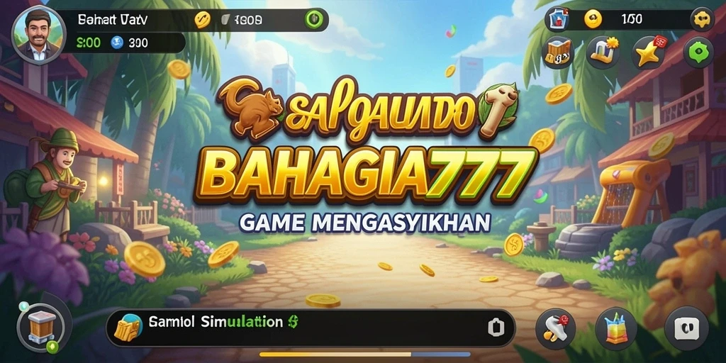 Tangkapan layar utama BAHAGIA777 menampilkan gameplay Simulation yang menarik.