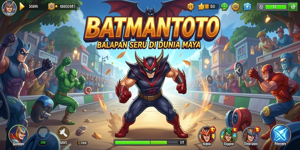 Screenshot gameplay balapan seru di BATMANTOTO.