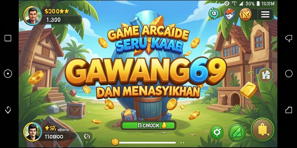 Screenshot utama GAWANG69 menampilkan aksi seru gameplay Arcade yang menarik.
