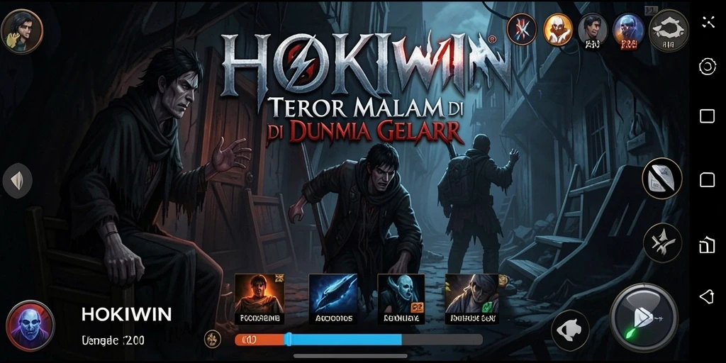 Gameplay HOKIWIN yang menegangkan dengan atmosfer Horror yang mencekam.
