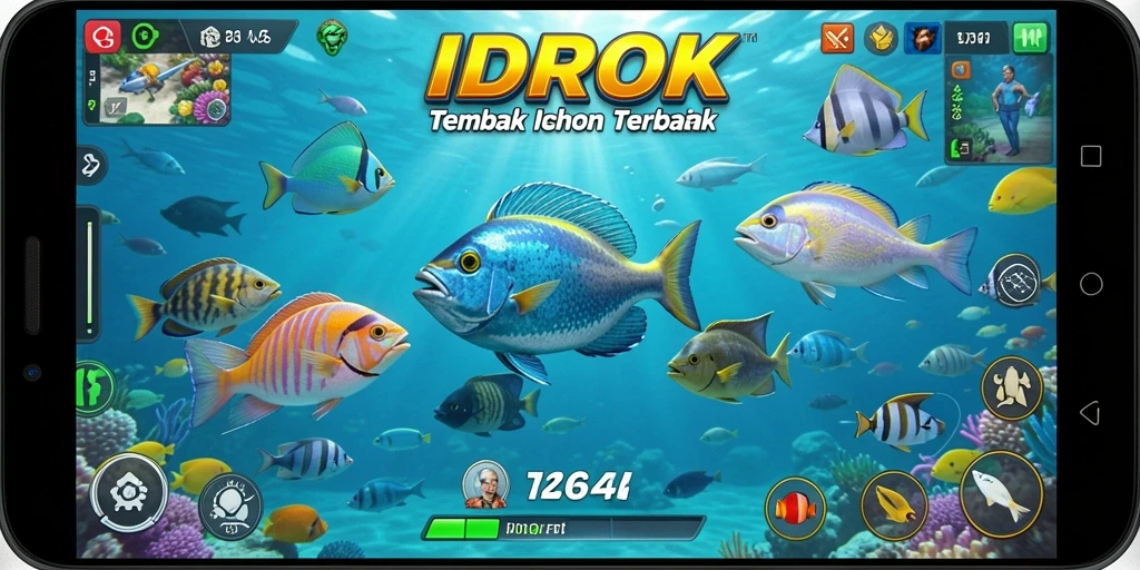 Tampilan gameplay seru dan menantang dalam IDROK.