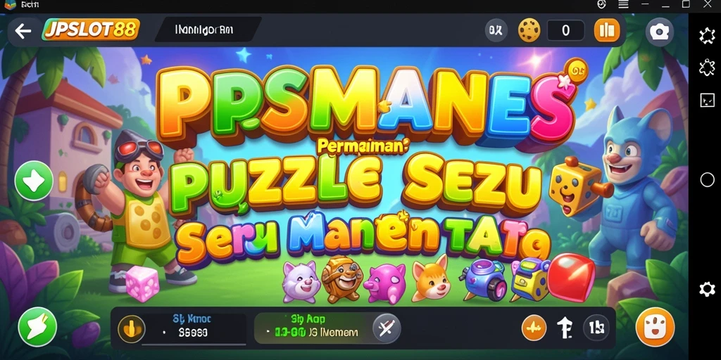 Skrinsot gameplay JPSLOT88 menampilkan tantangan puzzle yang menarik.