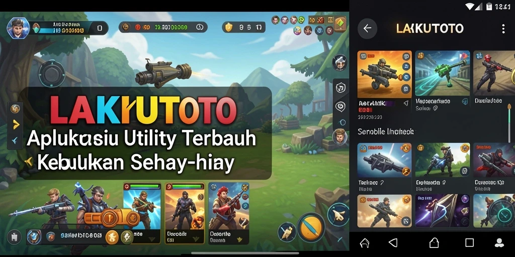 Tampilan antarmuka LAKUTOTO yang sederhana dan efektif.
