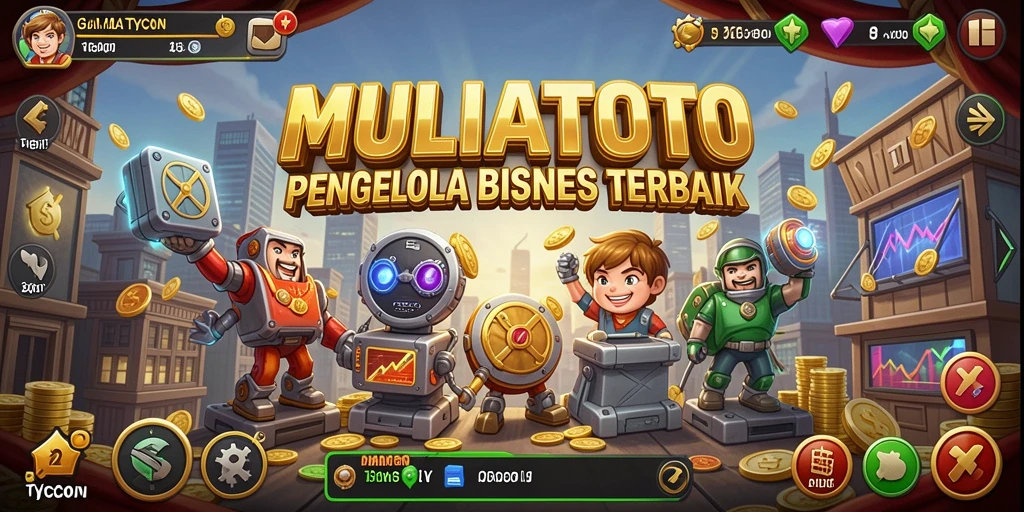 Tangkapan layar gameplay <strong>MULIATOTO</strong> yang menunjukkan pengelolaan bisnis yang mendebarkan.