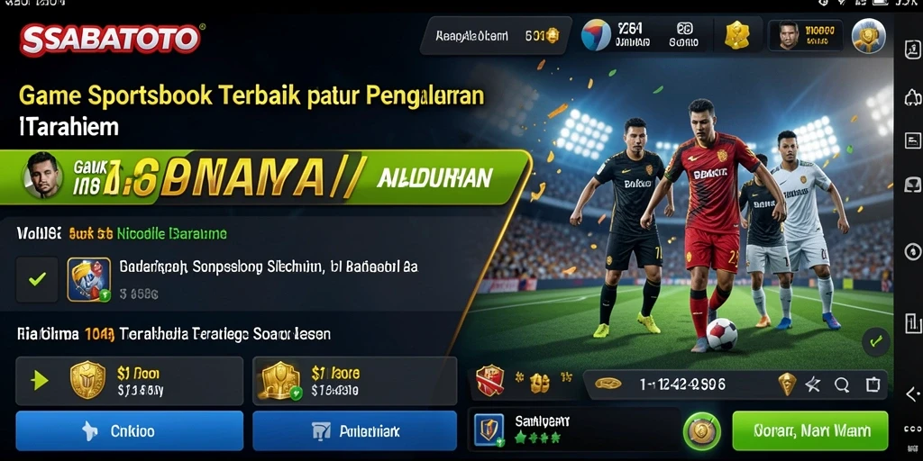 Tampilan menarik dari gameplay SABATOTO dengan berbagai pilihan taruhan.