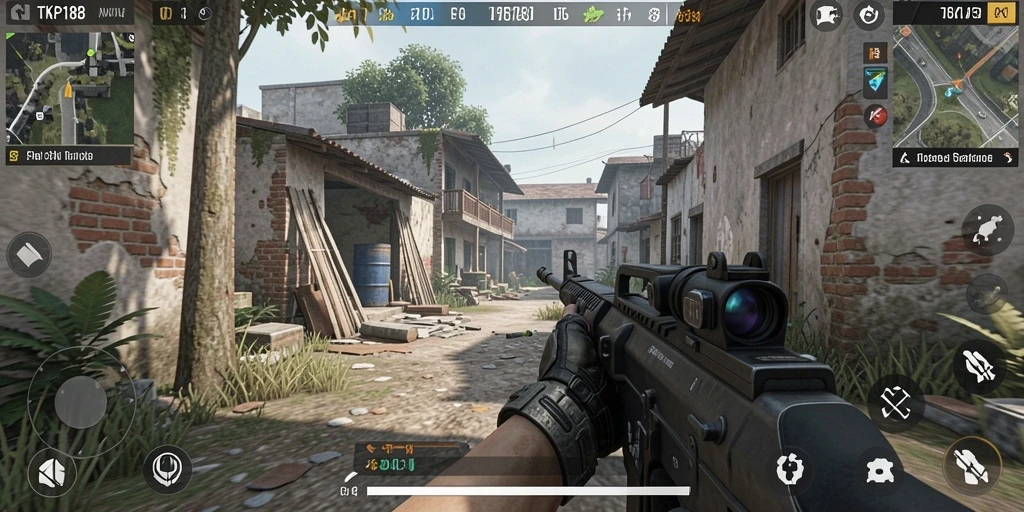 Gameplay intens TKP188 dengan aksi tembak-menembak yang seru.